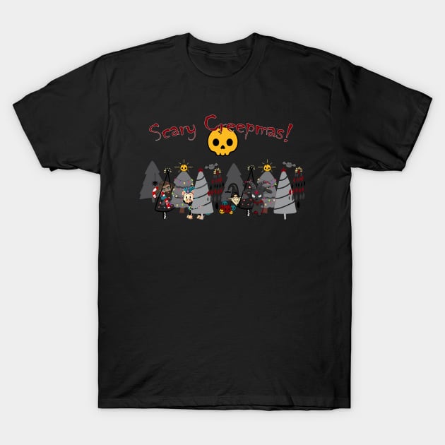 Scary Creepmas T-Shirt by Wanderer Bat